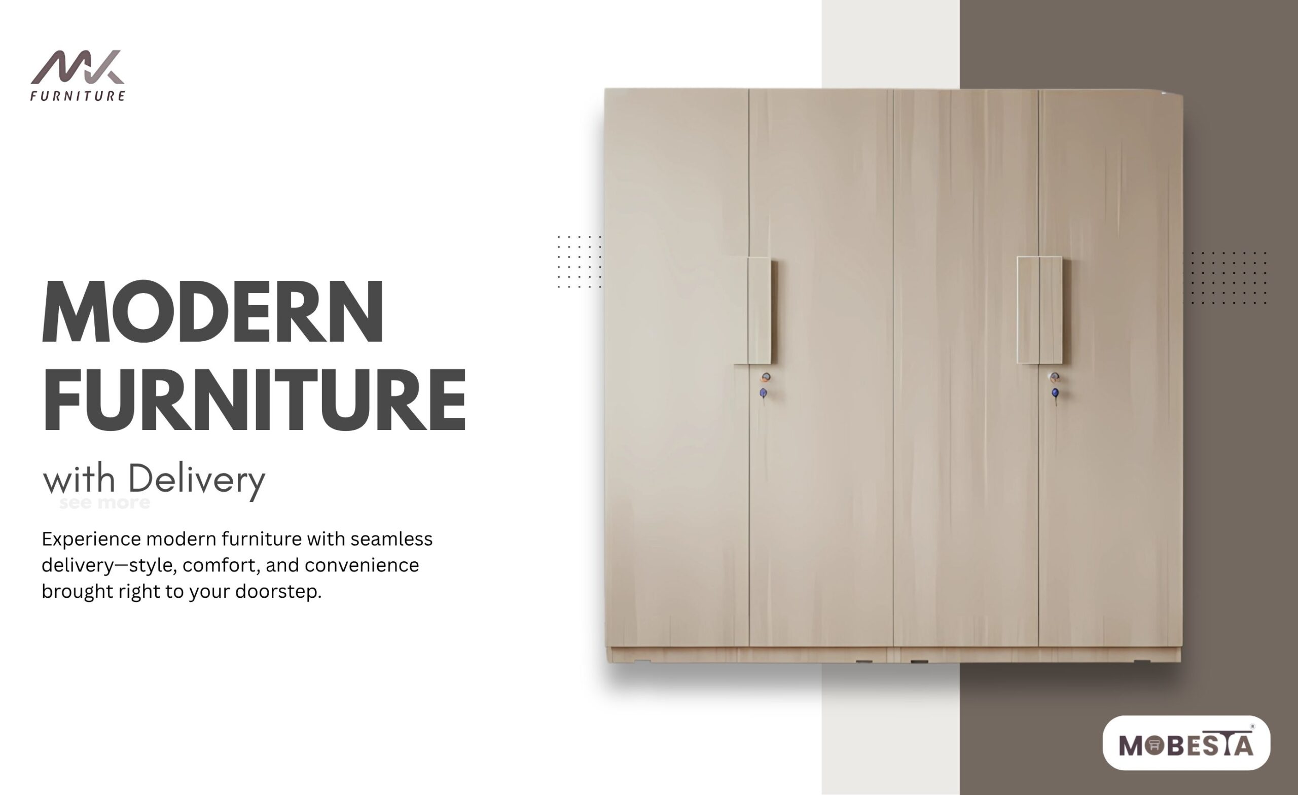 modern furniture with delivery