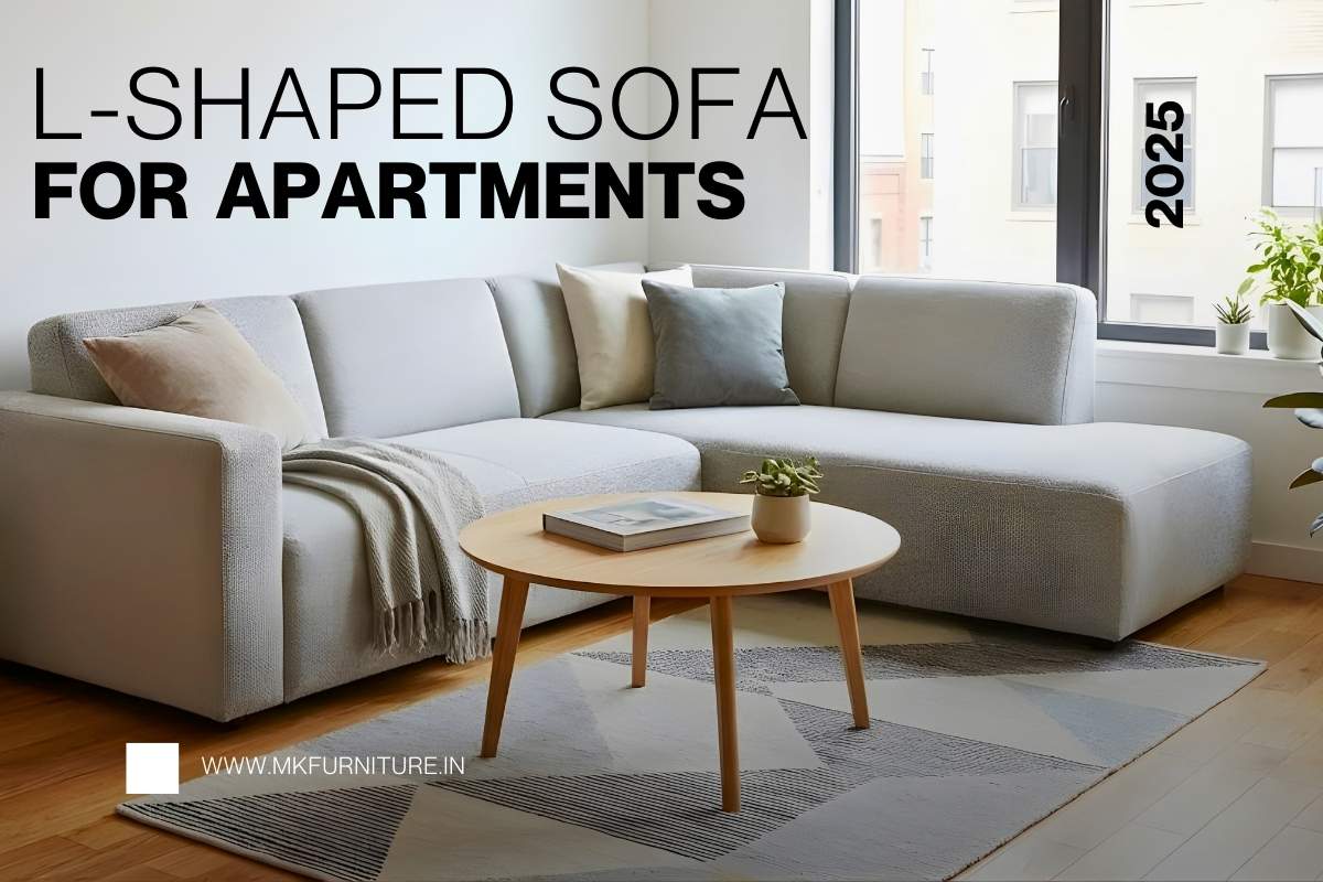 L-shaped sofa for apartments