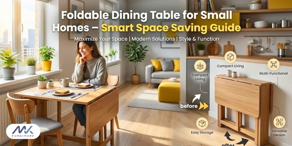 Foldable Dining Table for Small Homes