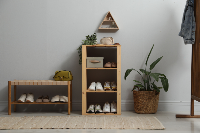 compact storage bench ideas for small spaces