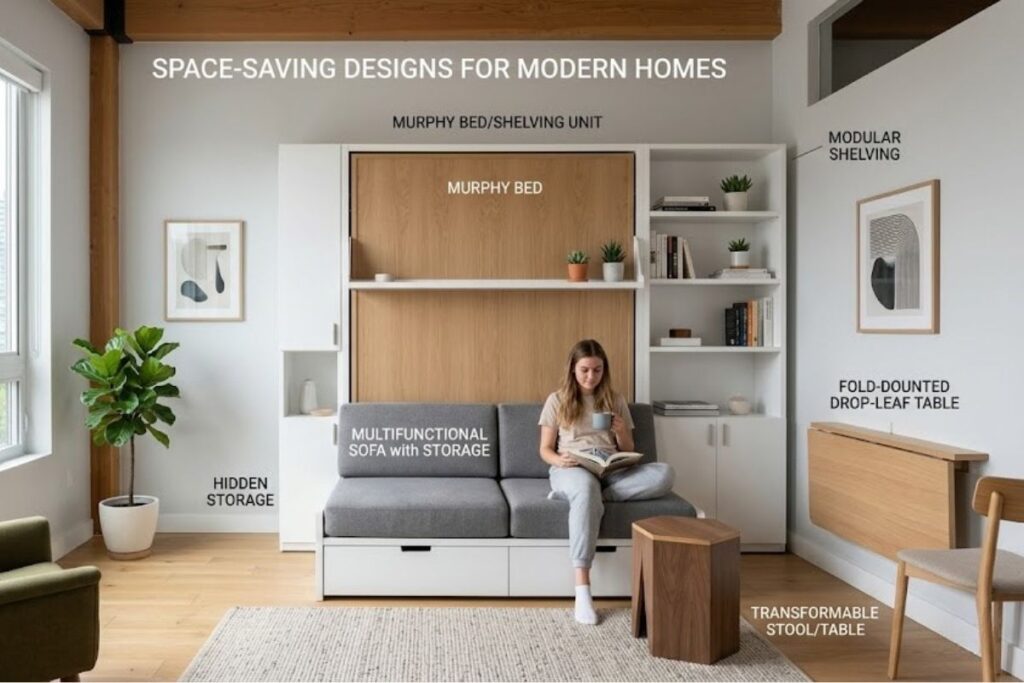 Minimal Space Saving Furniture Designs