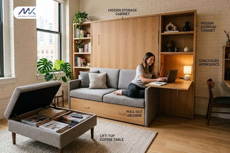 Modern Hidden Storage Furniture Ideas for Compact Living