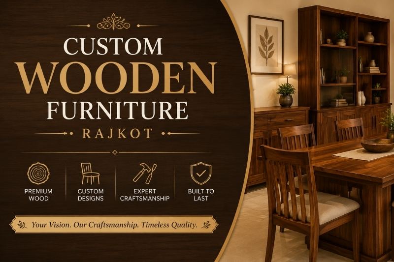 custom wooden furniture Rajkot