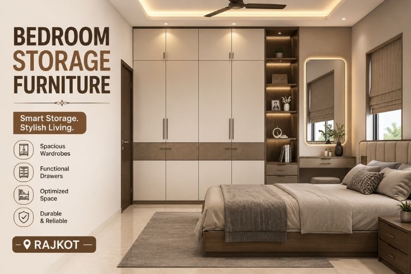 Bedroom Storage Furniture Rajkot