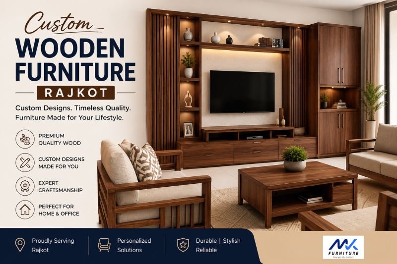 custom wooden furniture Rajkot