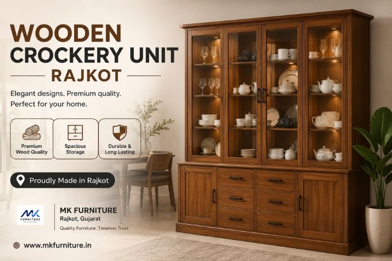 wooden crockery unit Rajkot