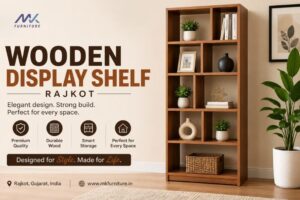 wooden display shelf Rajkot